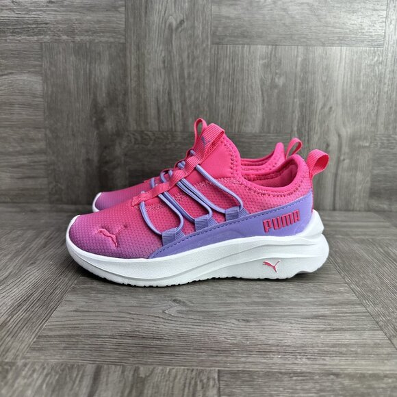 Puma One4All Kids size 3.5 Multicolored Slip On Shoes - Picture 3 of 9